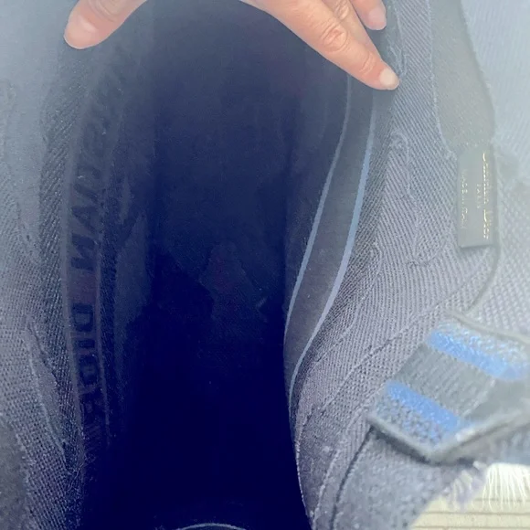 LIKE NEW💯CHRISTIAN DIOR Canvas Embroidered Camouflage Large Book Tote Blue - Picture 12 of 16